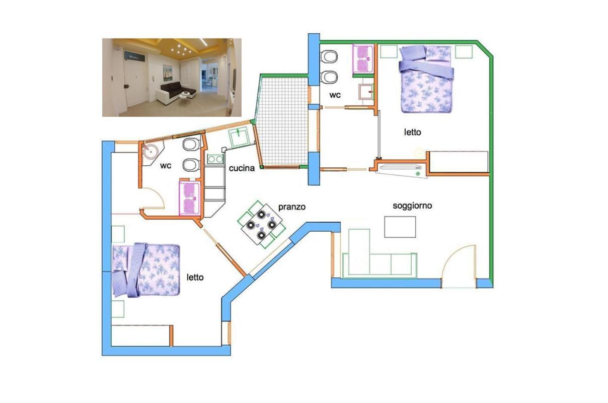 Hotel Kosié - il comfort di classe con due matrimoniali e due bagni indipendenti Palermo Exterior foto